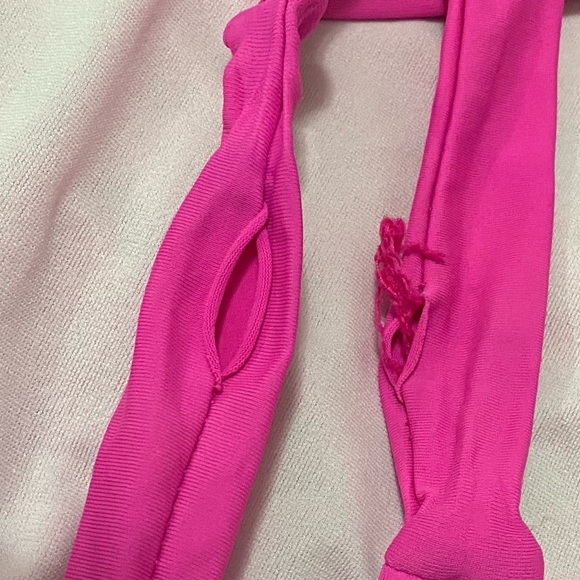 Pink Ruffled One Piece SwimSuit - Picture 10 of 13